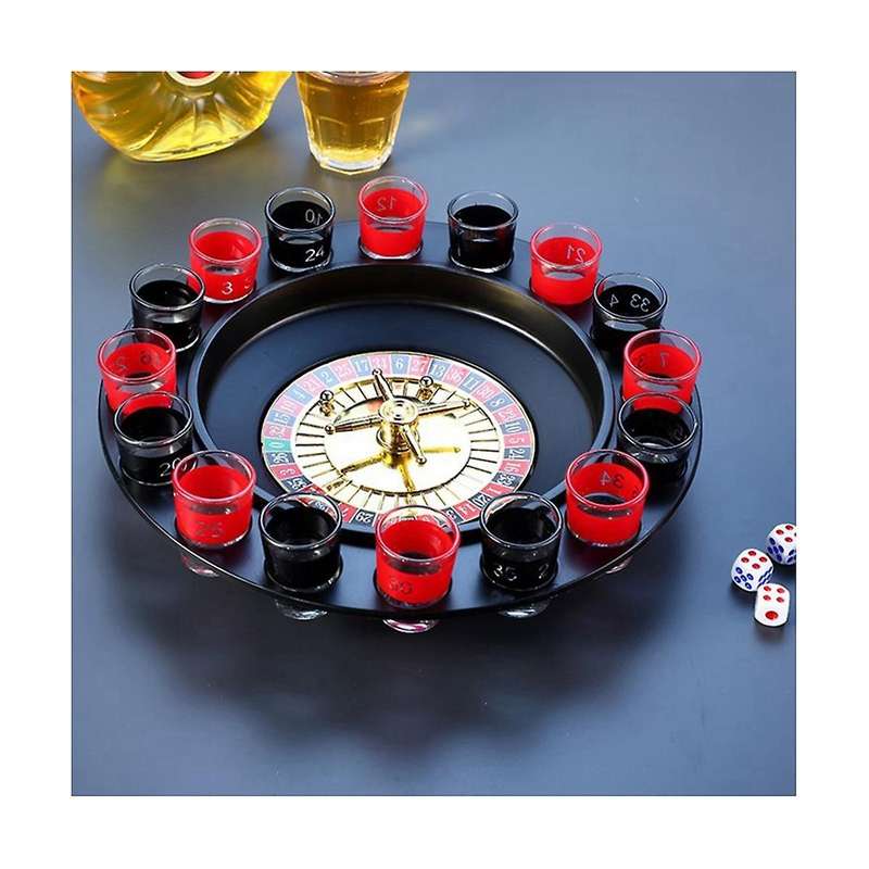 16-hole Russian Roulette Wheel Spinning Wine Glass Game Ktv Roulette Game Wine Glass Spinning Wheel