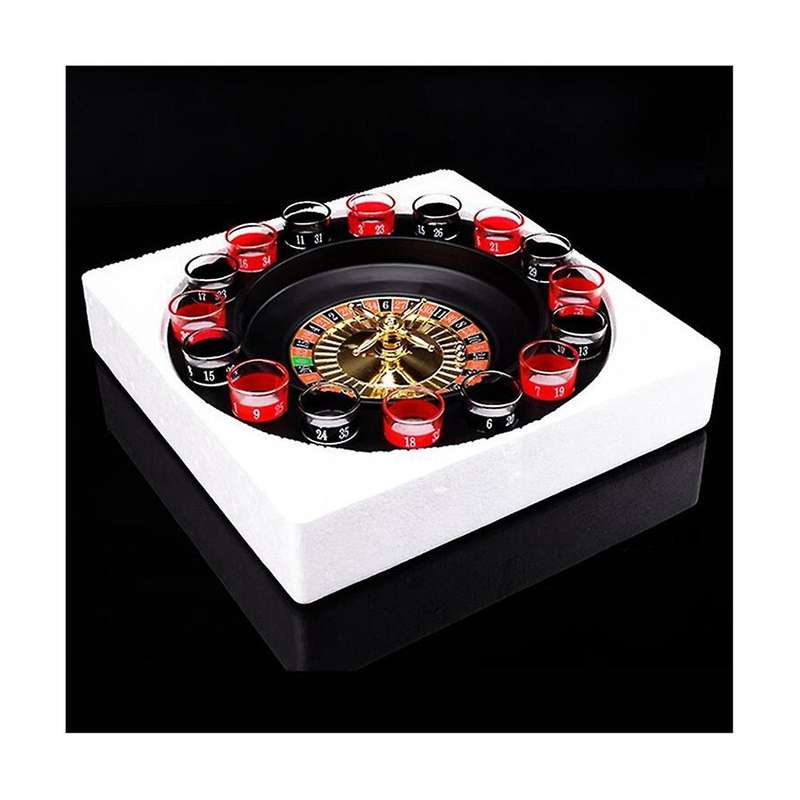 16-hole Russian Roulette Wheel Spinning Wine Glass Game Ktv Roulette Game Wine Glass Spinning Wheel