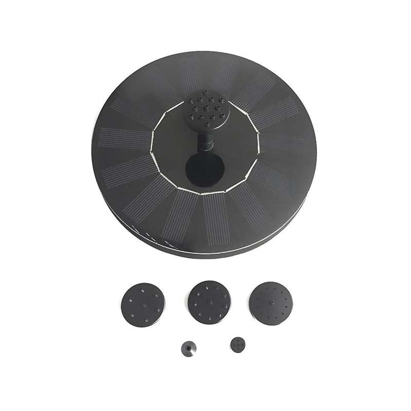 16cm 190l/h Mini Solar Water Fountain Pool Pond Waterfall Garden Decoration Bird Bath Solar Powered