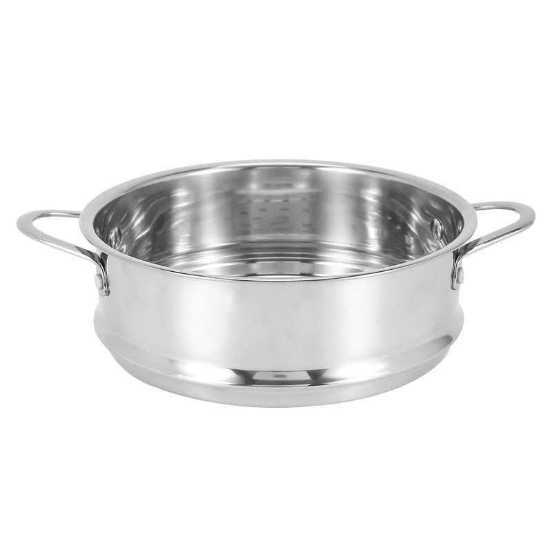 16cm Thickening Food Steam Rack Stainless Steel Steamer with Double Ear for Soup Pot Milk Pot Kitche