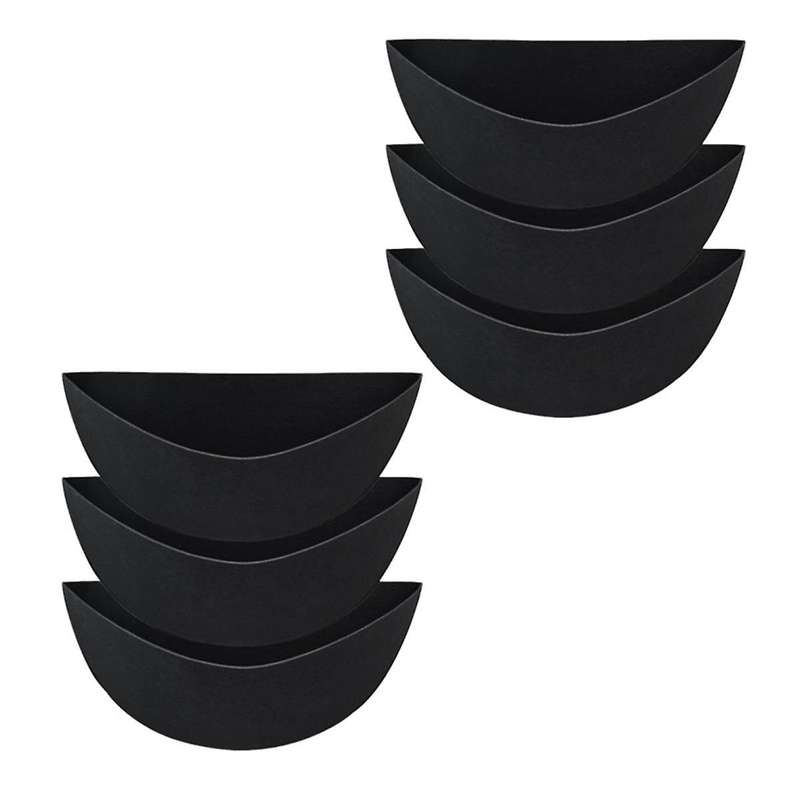 16Inch Half Round Planter Liner,Hanging Basket Liners,Planter Basket Liners Insert for Garden Acces