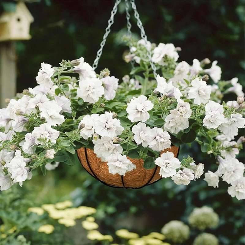 16Inch Hanging Basket Liner,Round Planter Liner for Hanging Basket,Coconut Fiber Liners for Hanging