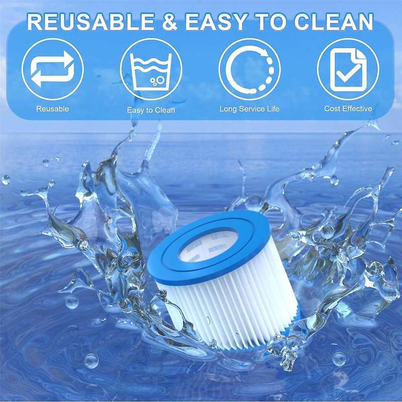 16Pack Type VI Hot Tub Filter Replacement Filter Cartridges for 90352E 58323 58323E 58324 90427E