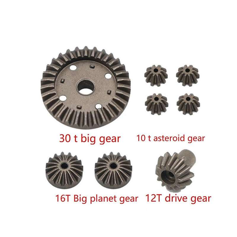 16pcs 1:12 Remote Car Upgrade Accessory 12423 for Metal Differential Gear Driving Gear 0012 12428 F