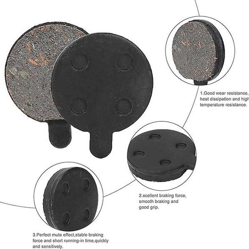 16Pcs Brake Pads,Semi Metal Brake Disc Pad for 10Inch Electric Scooter
