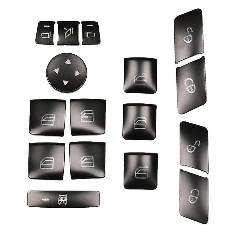 16PCS Car Door Seat Memory Lock Window Glass Lift Button Cover