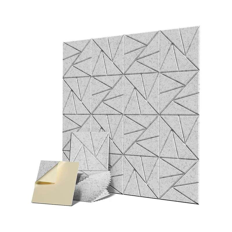 16pcs Acoustic Panel with Self-adhesive,12x12x0.4in Sound Proof Panel,sound Panel High Density Stud