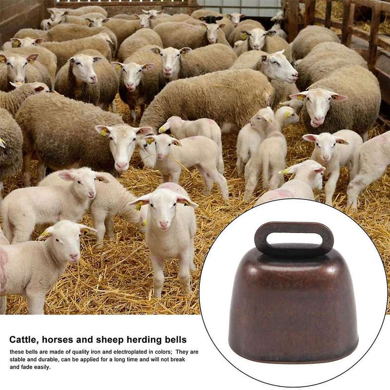16pcs Cow Horse Sheep Grazing Copper Small Brass Cattle Goat Farm Loud Bell Long Distance Horse Iro