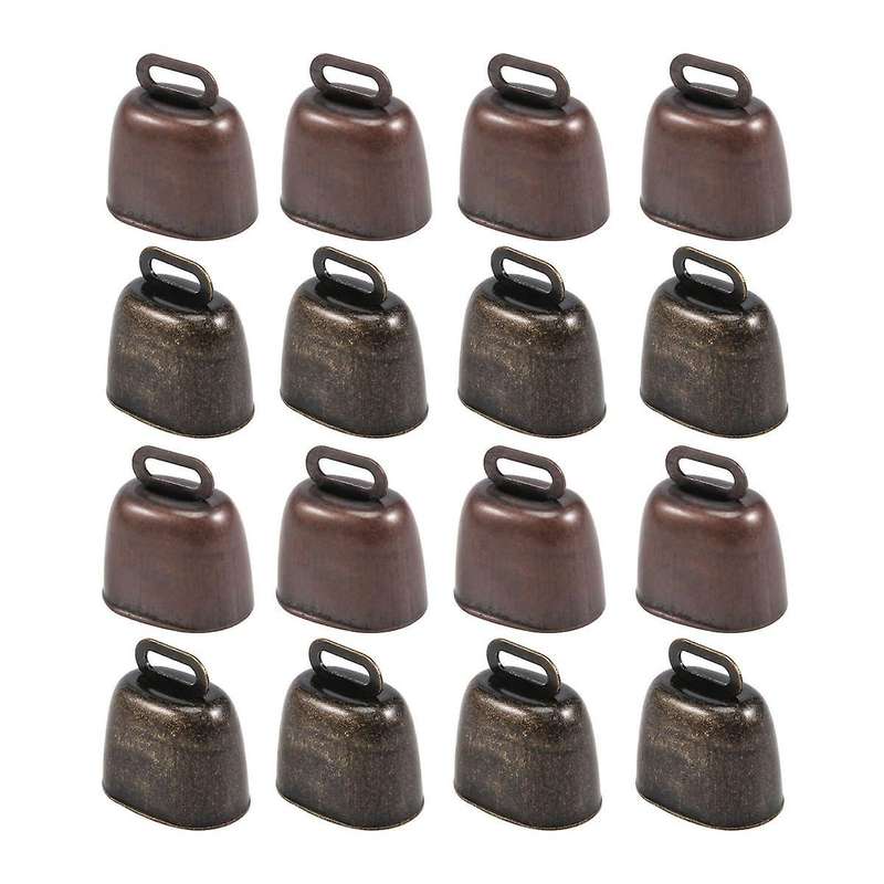 16pcs Cow Horse Sheep Grazing Copper Small Brass Cattle Goat Farm Loud Bell Long Distance Horse Iro