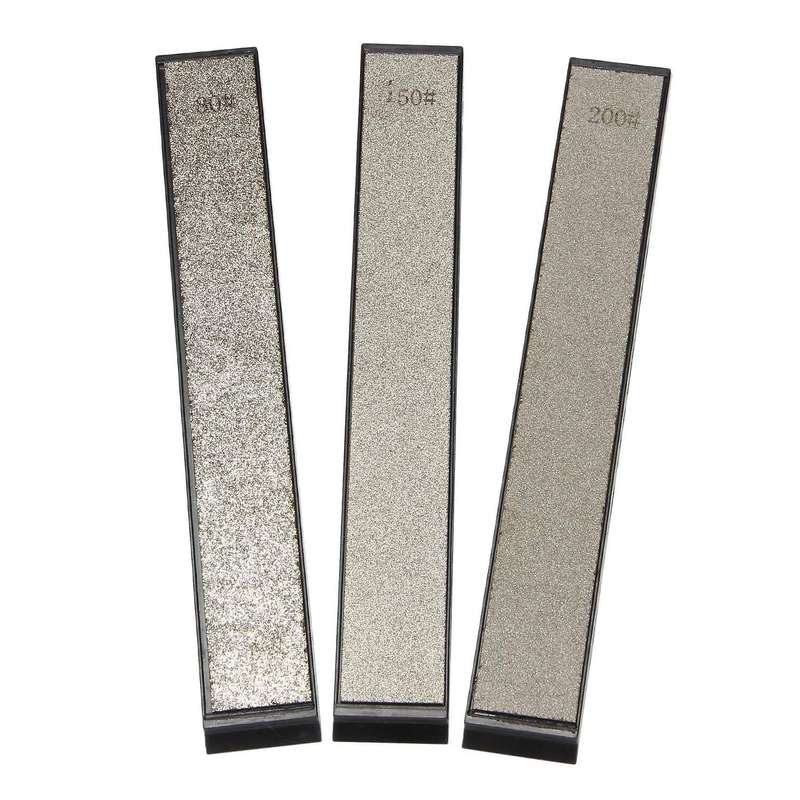16Pcs Diamond Sharpener Household Kitchen Whetstone Sharpening System Diamond Whetstone Set Tool 80-