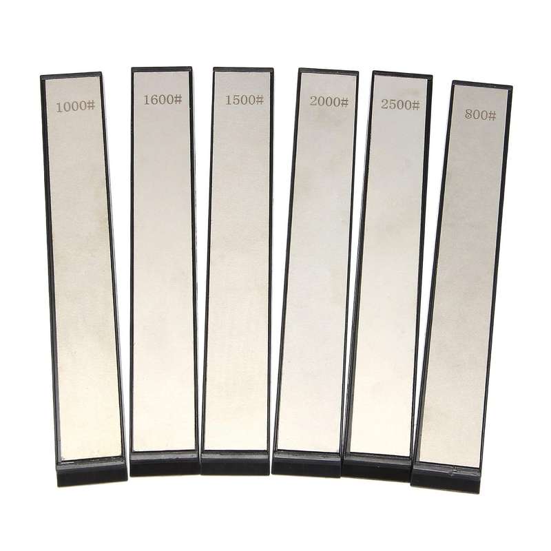 16Pcs Diamond Sharpener Household Kitchen Whetstone Sharpening System Diamond Whetstone Set Tool 80-