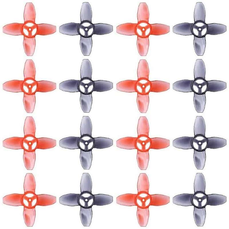 16Pcs for Avan Tinyhawk Turtlemode Propeller 40mm 4-Blade 1.5mm Hole,for 0802 Motor Indoor FPV Raci