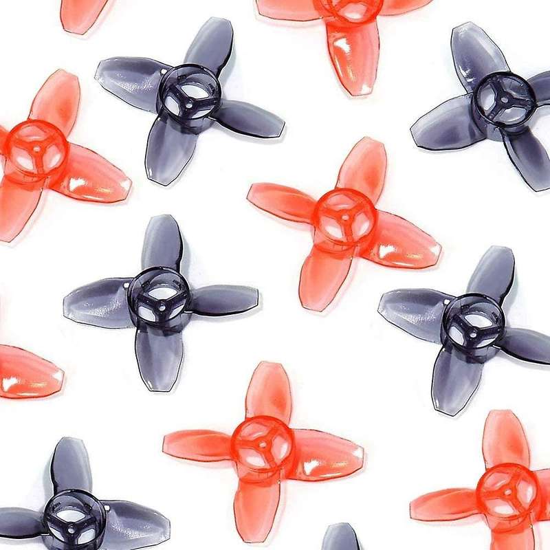 16Pcs for Avan Tinyhawk Turtlemode Propeller 40mm 4-Blade 1.5mm Hole,for 0802 Motor Indoor FPV Raci