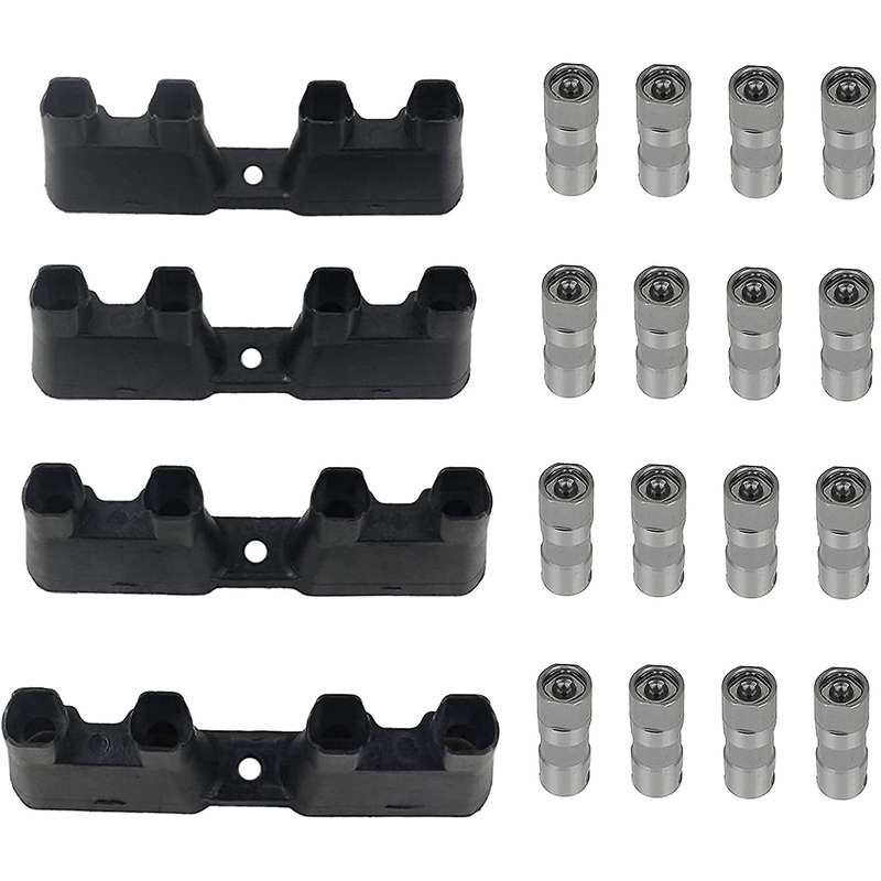 16Pcs Hydraulic Roller Lifters 4 Pcs Guides Trays for LS1 for 12499225