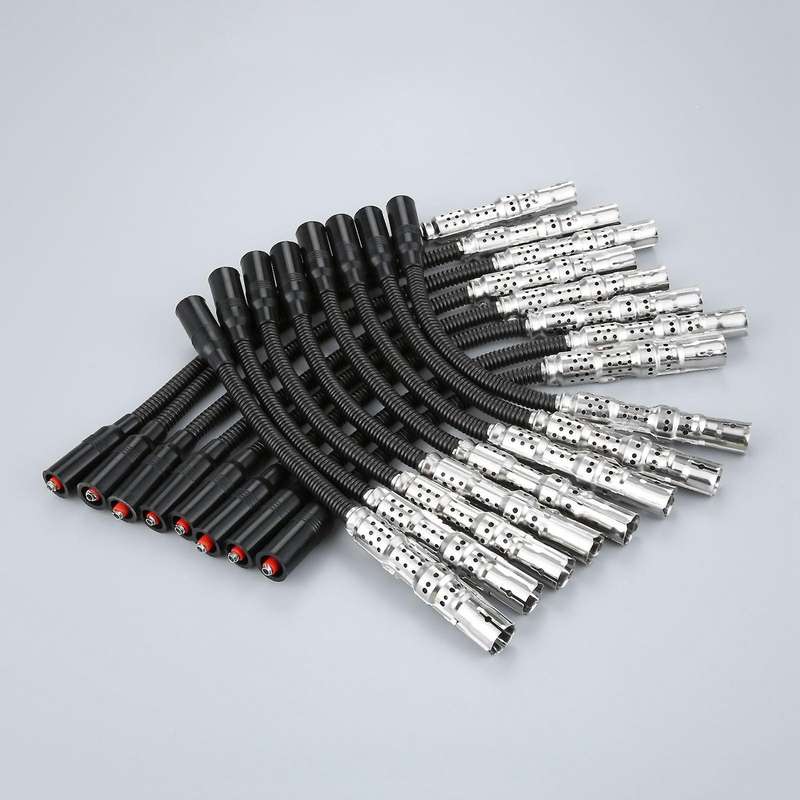 16Pcs Ignition Spark Plug Wire Cable Kit for E430 S430 E500 CLK500 CLS500 ML430 ML500 1131500019 905