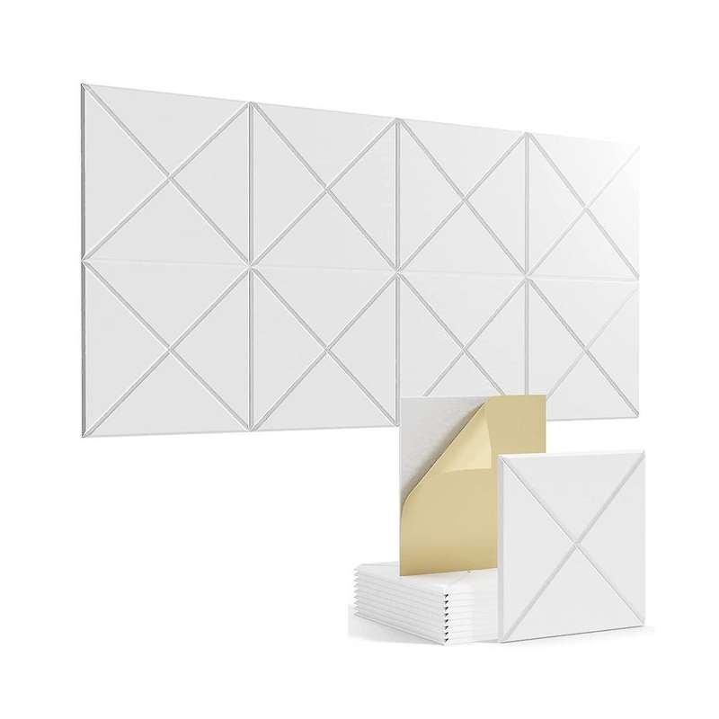 16pcs Self-adhesive Acoustic Panels,square Sound Proof Foam Panels,12x12x0.4in High Density Soundpr