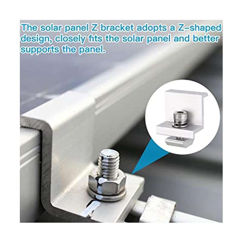 16pcs Solar Module Bracket End Clamp, 35mm Module Bracket End Clamp, Solar Panel Bracket Clamp,sola