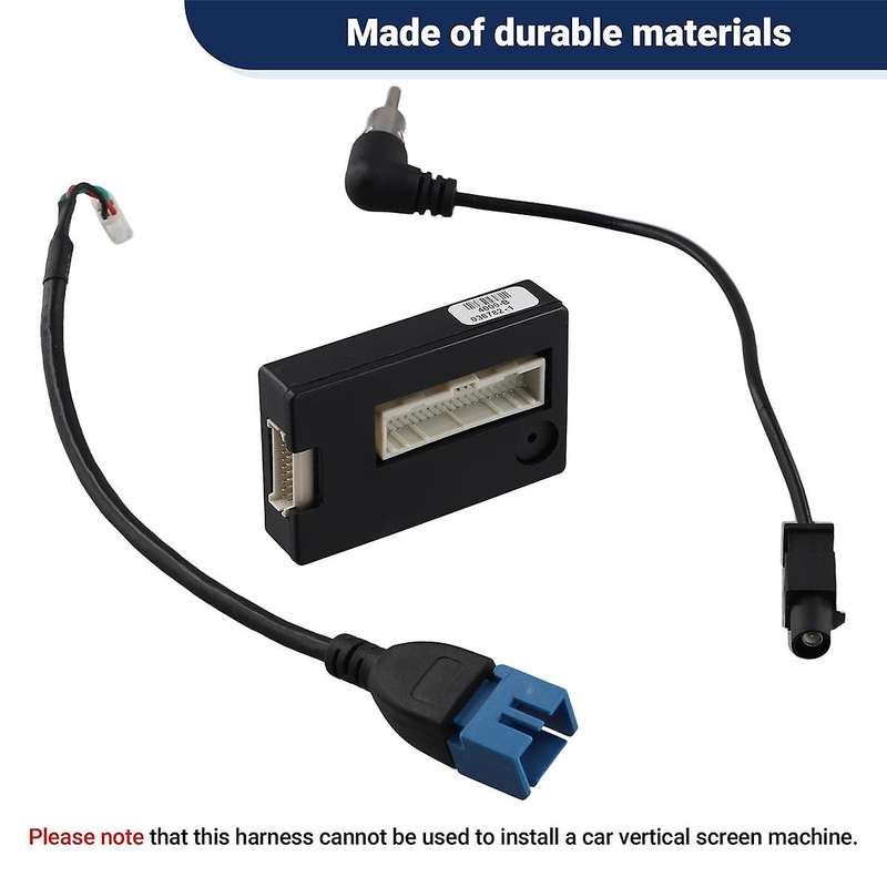 16Pin Car Stereo Wire Harness Adapter Decoder Power Cable with Canbus Box for Journey