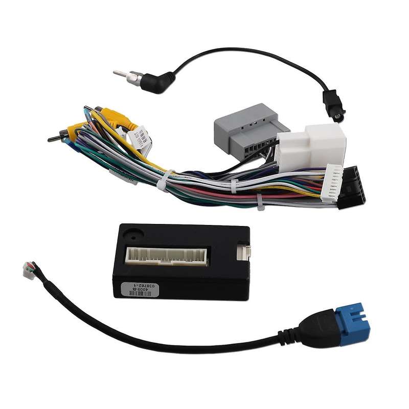 16Pin Car Stereo Wire Harness Adapter Decoder Power Cable with Canbus Box for Journey
