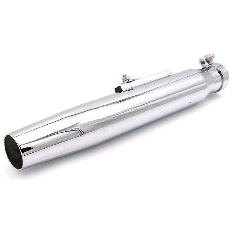 17 inch Motorcycle Exhaust Pipe Muffler for Cafe Chopper Custom Retro Vintage Rear Pipe Tube