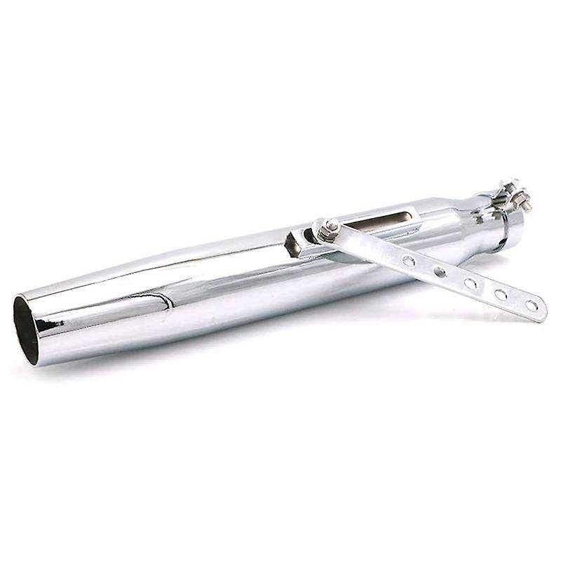 17 inch Motorcycle Exhaust Pipe Muffler for Cafe Chopper Custom Retro Vintage Rear Pipe Tube