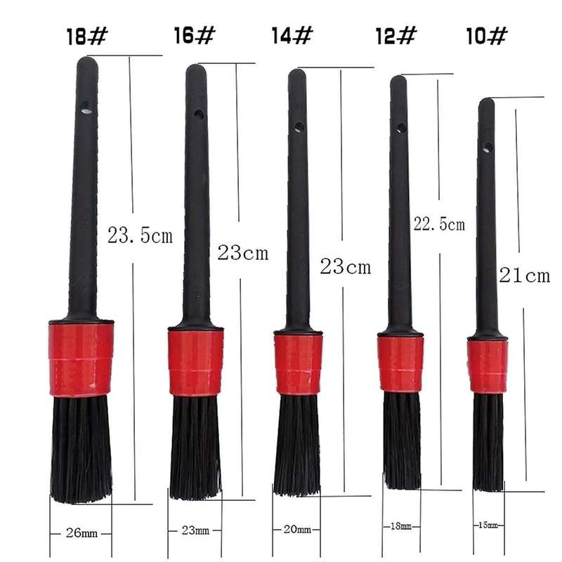 17 Pcs Car Detailing Brush Set Car Cleaning Brushes Sponges Towels for Car Air Vents Rim Cleaning Di