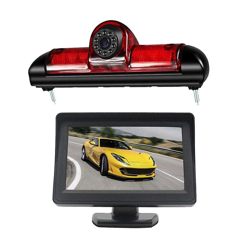 170 degree Rear Camera Brake Light & 4.3Inch Monitor for Ducato Jumper Boxer 2006-2015