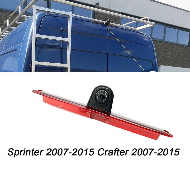 170 Backup RearView Camera Brake Light & 4.3Inch Monitor for - Sprinter 2007-2015