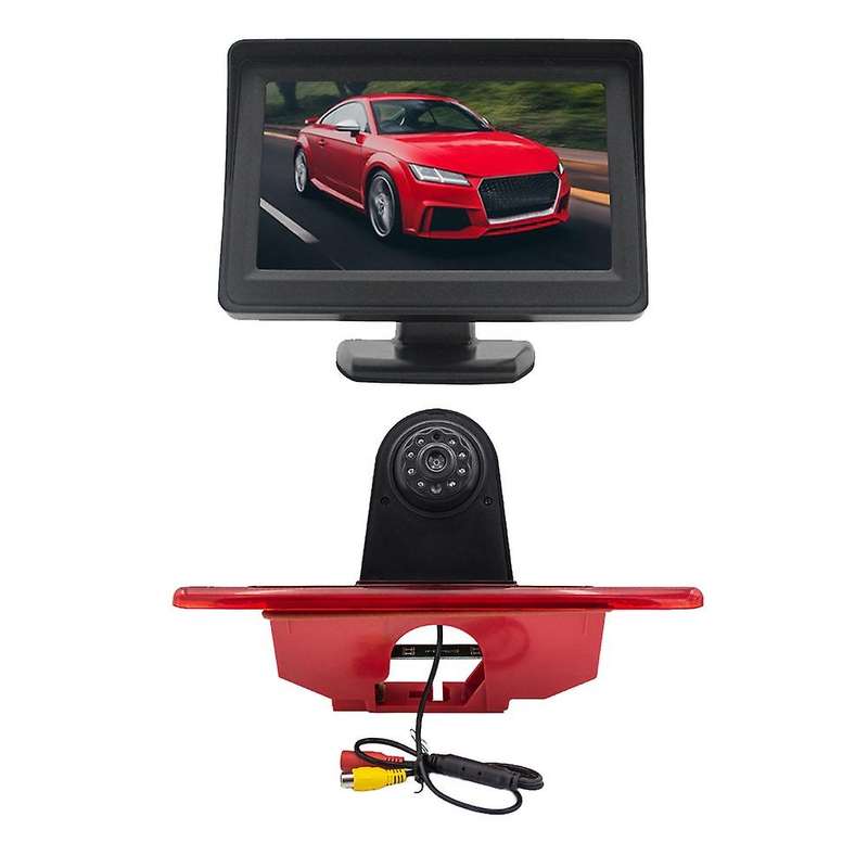 170 degree Rear View Camera Brake Light & 4.3Inch Monitor for Proace Expert Jumpy 2016-2019