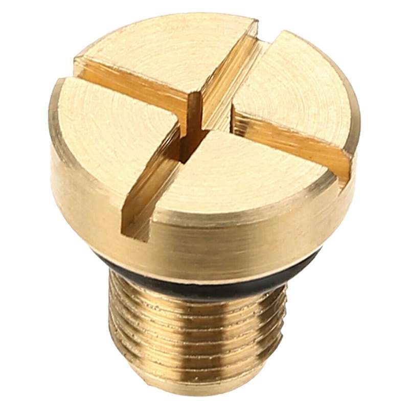 17111712788 Radiator Overflow Coolant Expansion Tank Bleeder Screw Gold for Bmw E36 E39 E46 Etc.