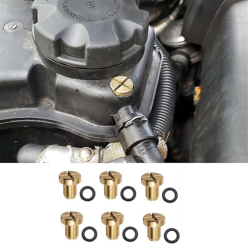 17111712788 Radiator Overflow Coolant Expansion Tank Bleeder Screw for E36 E39 E46 E90 X1 X3 Z3 Z4