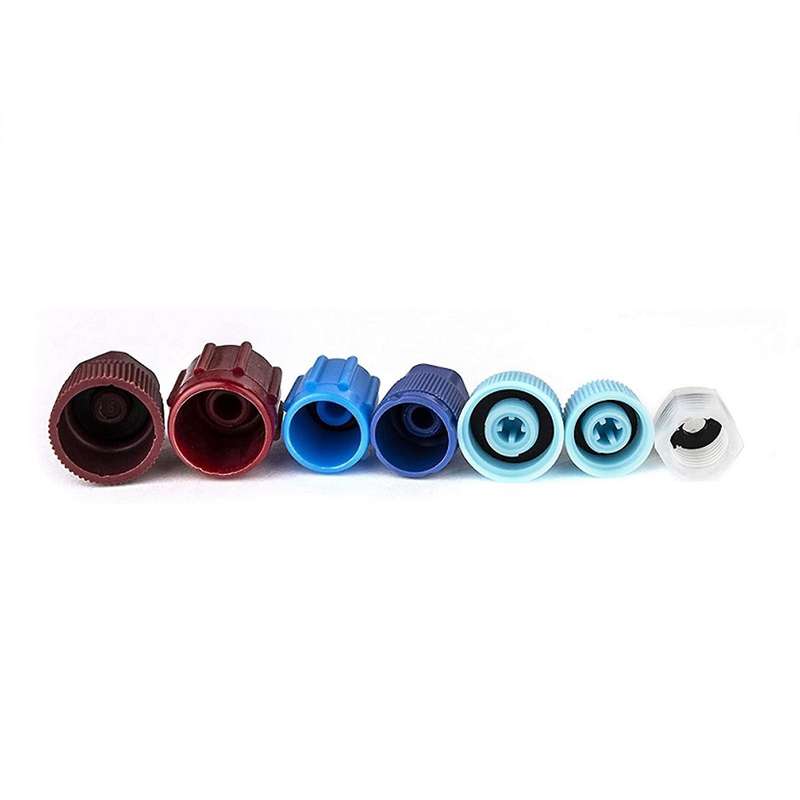 170Pcs Universal Air Conditioning R134A R12 High Low Side Valve Core Service Port Dust Cap Replaceme