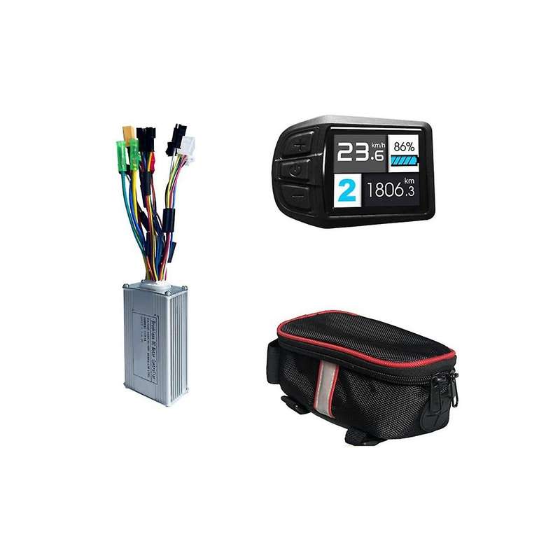 17a -mode Controller Kit 36v 48v 350w for Electric Bike Motor Conversion Kit with Ukc3 Display Gauge