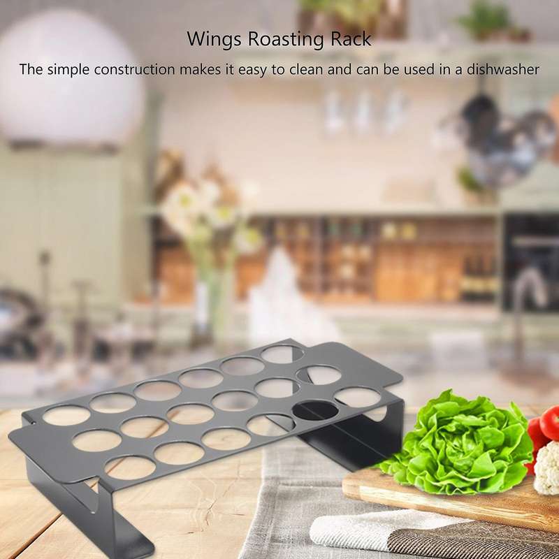 18 Holes Jalapenos Chili Pepper Grill Rack Stainless Pepper Barbecue Rack for Roasting Chili Or Chi