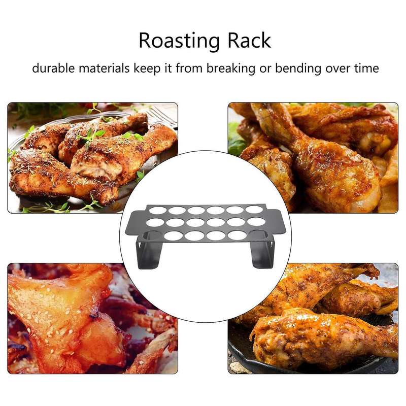 18 Holes Jalapenos Chili Pepper Grill Rack Stainless Pepper Barbecue Rack for Roasting Chili Or Chi