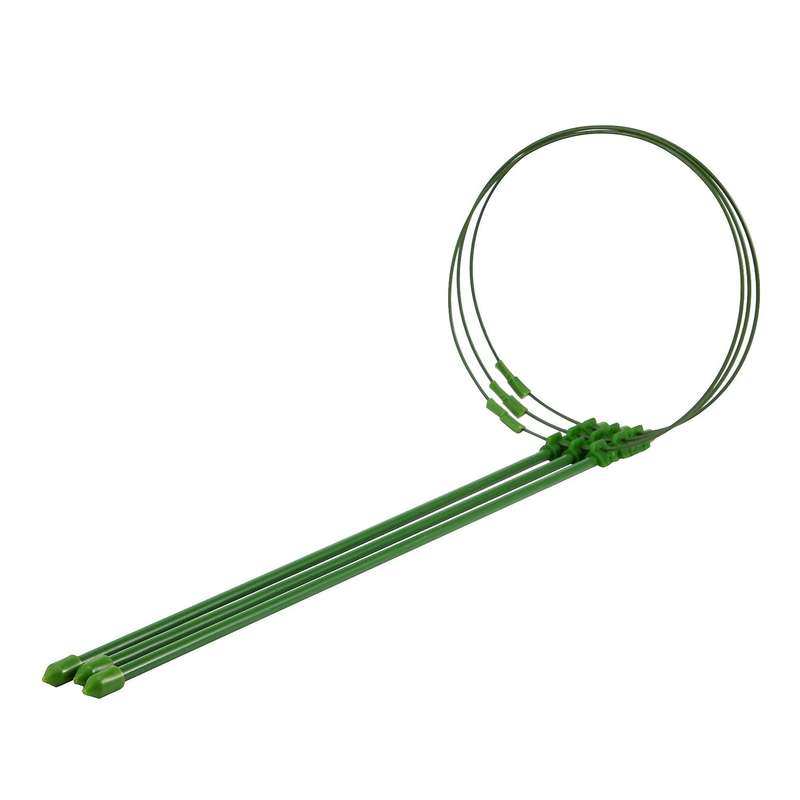18 Inches (4 Packs) Adjustable, Foldable Tomato Cage, Tomato Cage for Garden, Plant Stakes and Supp