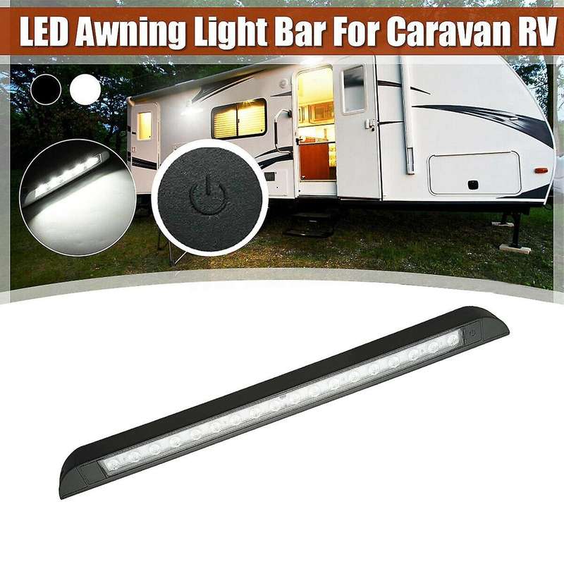 18 LED Awning Light 12V 24V Waterproof 506mm Strip Lamp Caravan Boat