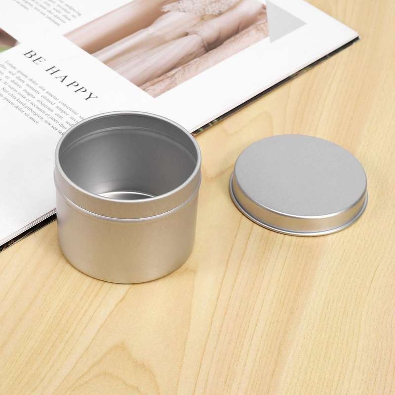 18 Piece Candle Tin , 4 Oz, Candle Containers for Diy Candle Making,candle Container,handmade Candl