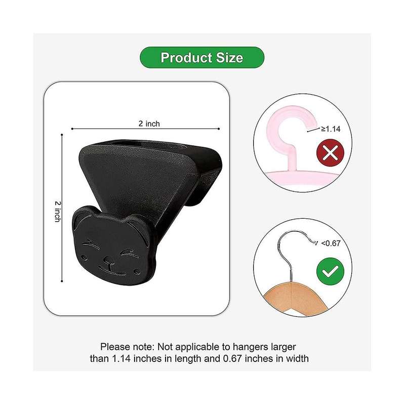 18 Pcs Space Saving Storage Shelves Hanger Extender for Heavy Duty Cascading Connection Hook