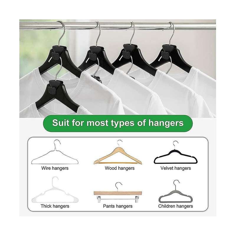 18 Pcs Space Saving Storage Shelves Hanger Extender for Heavy Duty Cascading Connection Hook
