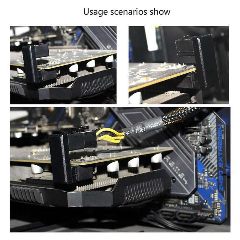 180 Degree 8 Pin Steering Connector Desktop Computer Accessories Angled Turning Connectors for Grap