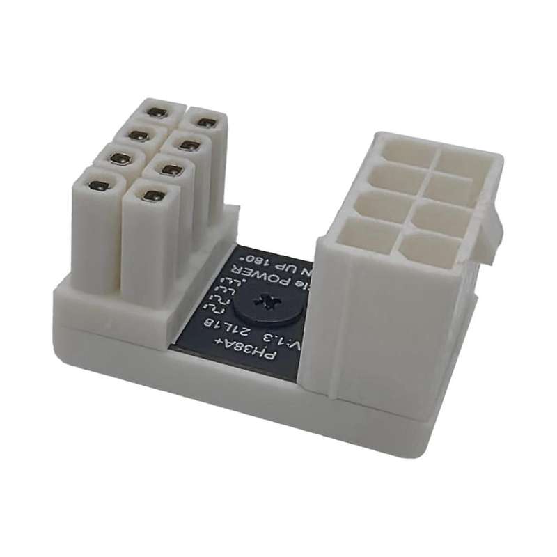 180 Degree 8 Pin Steering Connector Desktop Computer Accessories Angled Turning Connectors for Grap