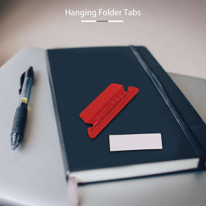 180 Sets 2 Inch Hanging Folder Tabs and Inserts for Quick Identification Of Hanging Files Hanging F