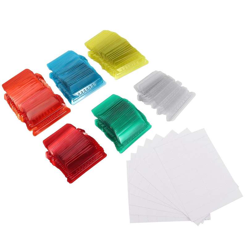 180 Sets 2 Inch Hanging Folder Tabs and Inserts for Quick Identification Of Hanging Files Hanging F
