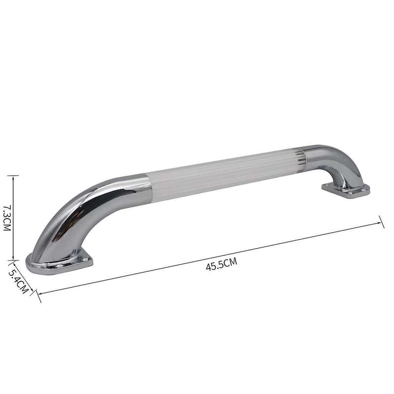 18inch Marine Handrail with Led Blue-ray Controllable Switch Illuminated Grab Handle for Caravan Ca