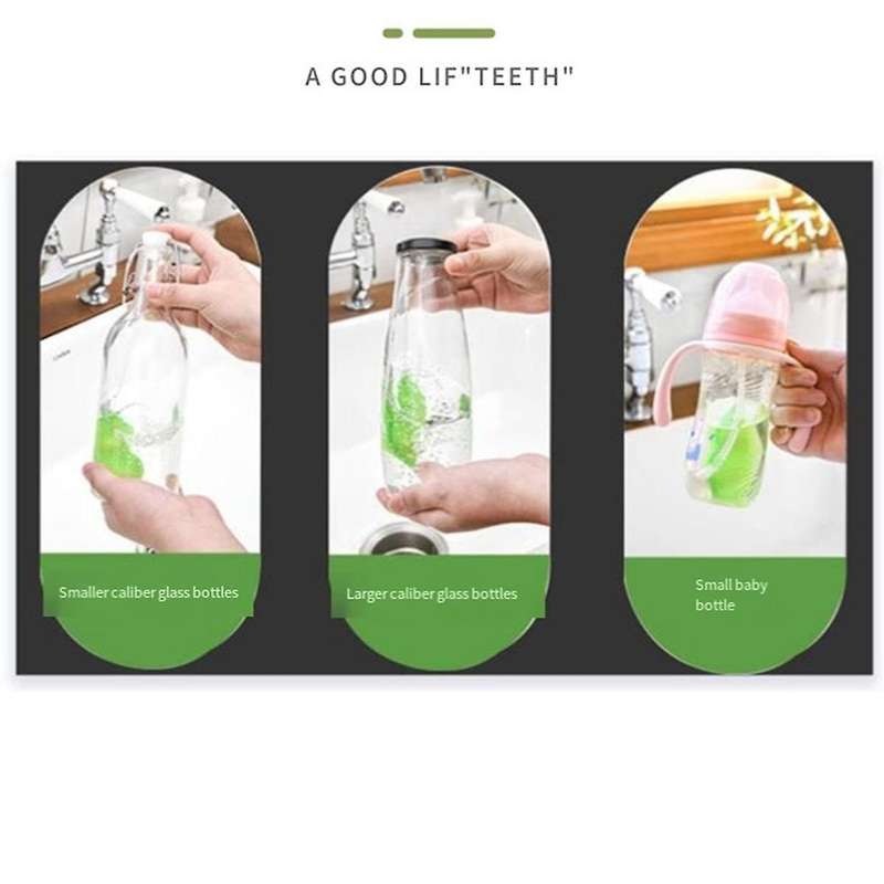 18PCS Bottle Cleaning Sponge Kitchen Cup Clean Brush Reuseable Bottle Cleaning Sponge Glass Bottle