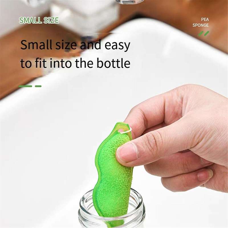 18PCS Bottle Cleaning Sponge Kitchen Cup Clean Brush Reuseable Bottle Cleaning Sponge Glass Bottle