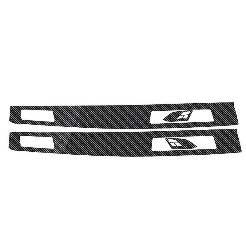 18PCS Car Interior Decorative Sticker 5D Glossy Carbon Fiber Trim Stylish Well Protective for- 5 Ser