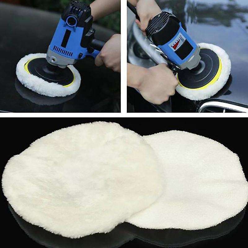18Pcs Car Polisher Pad Bonnet Soft Microfiber Polishing Bonnet Buffing Pad Cover for Car Polisher 9-