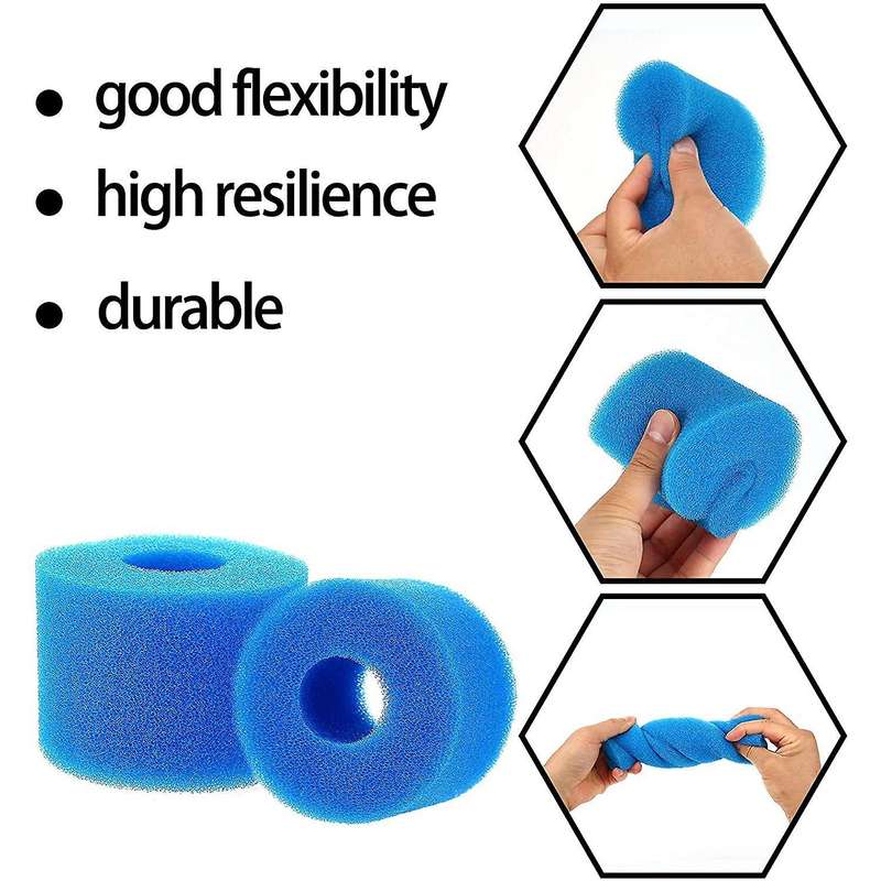 18Pcs Compatible Intex Pure Reusable Washable Hot Tub Filter Cartridge S1